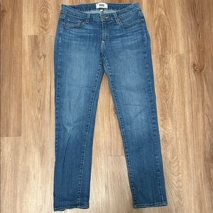 PAIGE Women's Straight Leg Jeans in Classic Blue